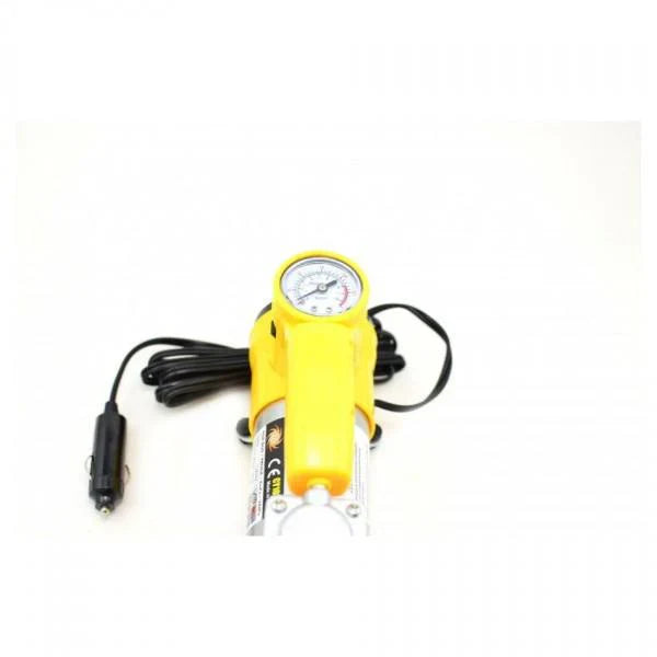 Pachet promotional Compresor auto profesional, 12V, 35 l pe minut + Casca bluetooth handsfree + Suport numar telefon parcare CADOU