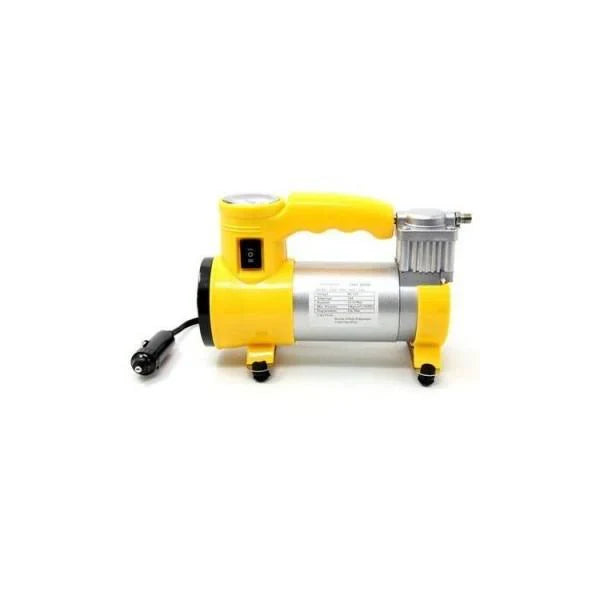 Pachet promotional Compresor auto profesional, 12V, 35 l pe minut + Casca bluetooth handsfree + Suport numar telefon parcare CADOU