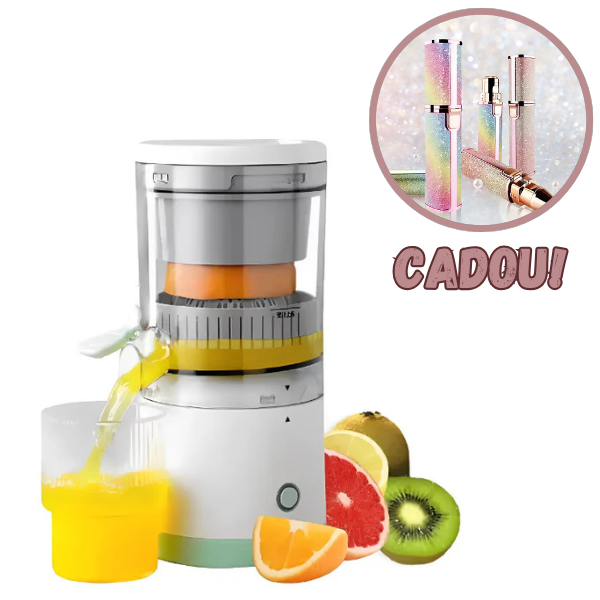Storcator electric fructe si legume, USB, 45 W + Epilator facial si sprancene, portabil, reincarcabil, 2in1 CADOU